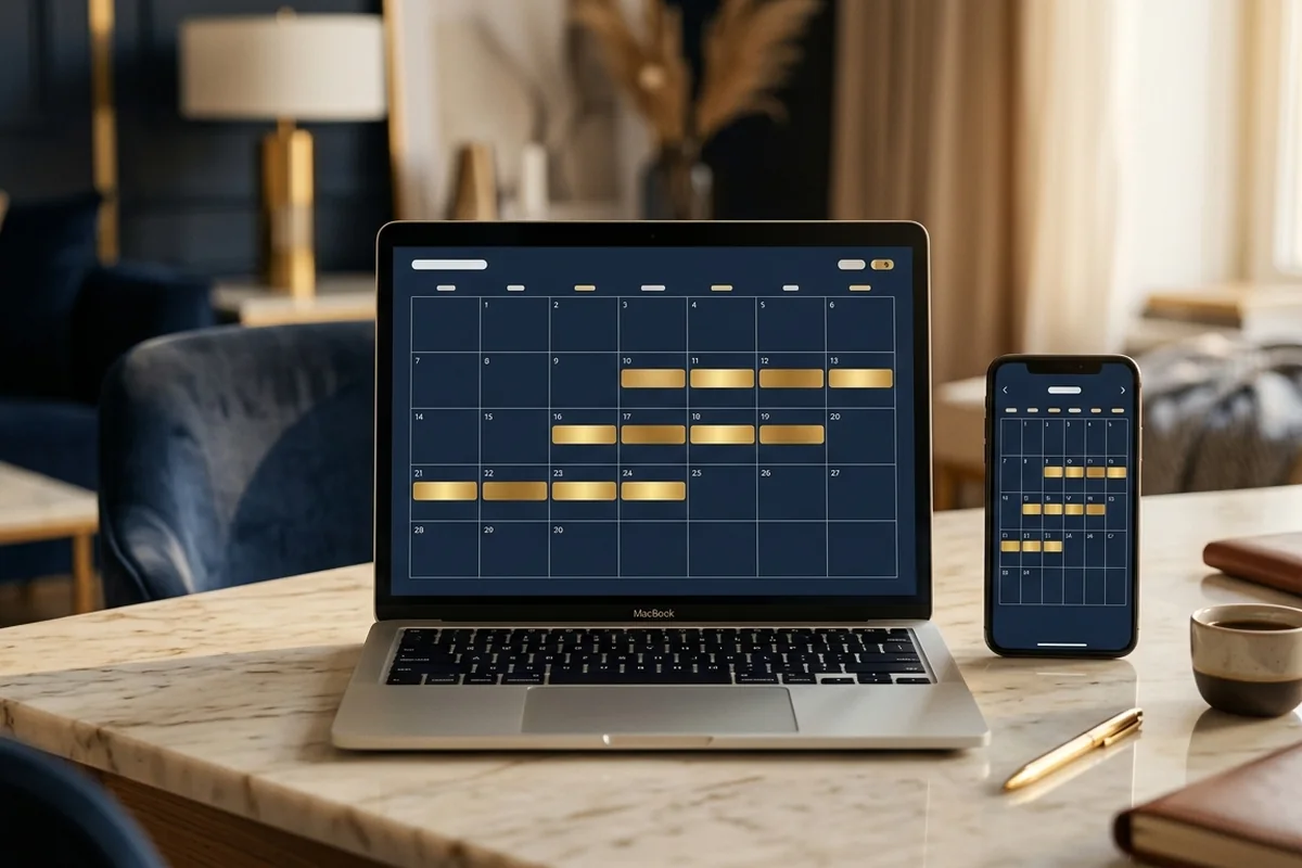 Gestion des plateformes & calendriers - WA Conciergerie
